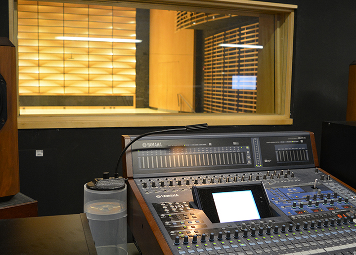 Recording studio behind von Kuster Hall