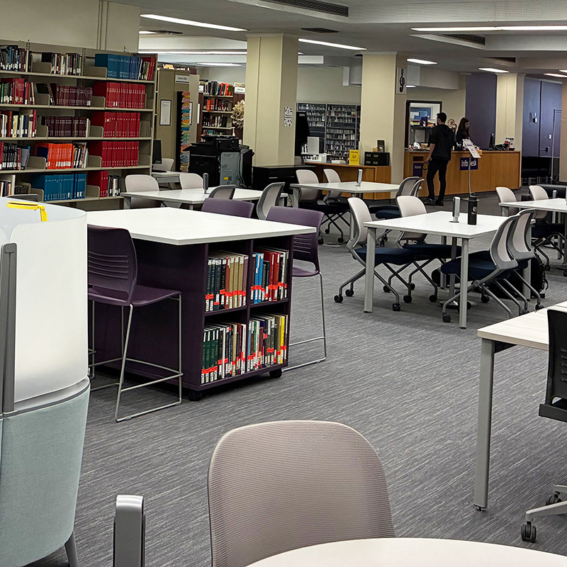 The Music Library inside Talbot College