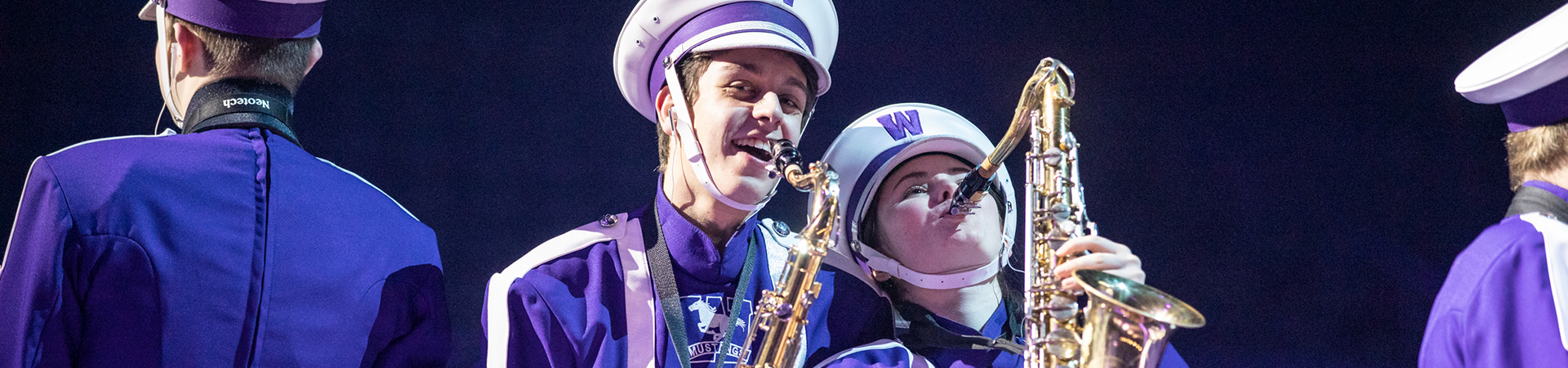 Western Mustang Band performing at the 2019 Juno Awards
