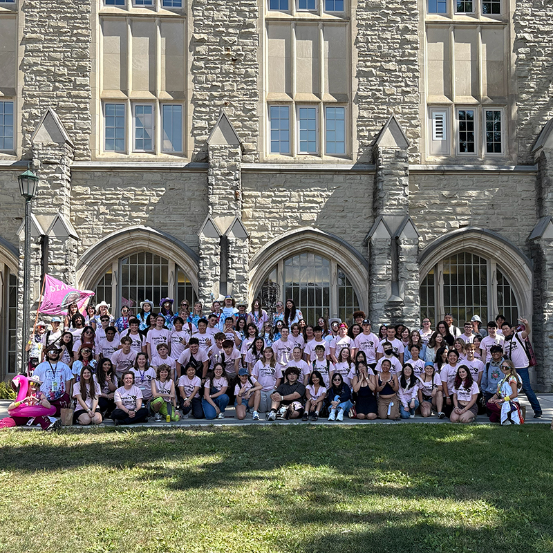 Undergraduate students during O-Week celebrations