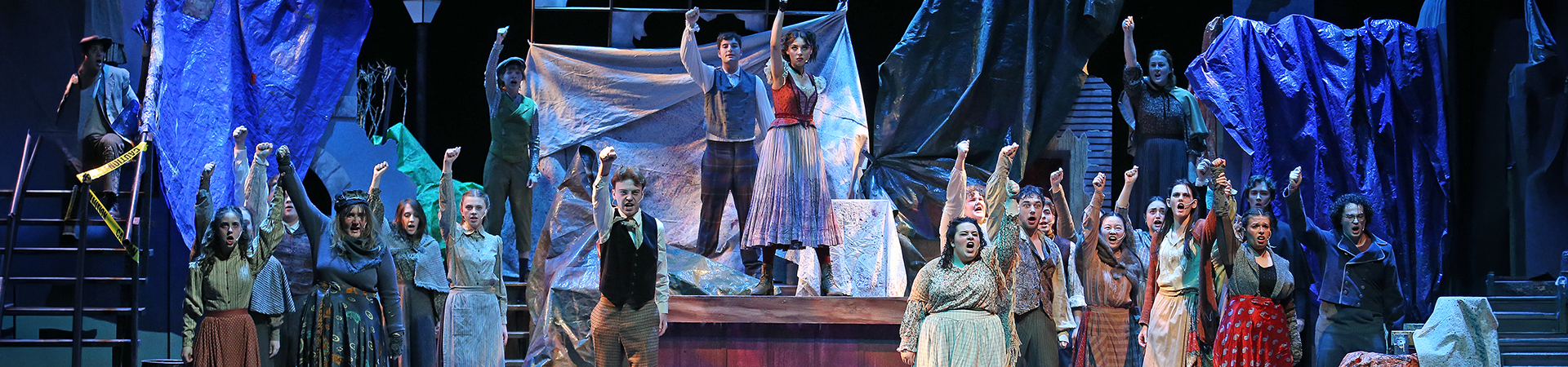 Opera at Western cast of Sweeney Todd on stage