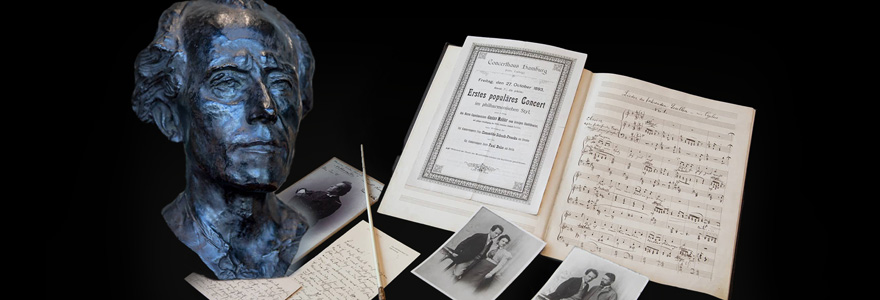 Image: Pieces from the Gustav Mahler-Alfred Rosé Collection, housed in Western Library's Archives and Special Collections. (Photography and design by Chris Kindratsky/Western Communications)