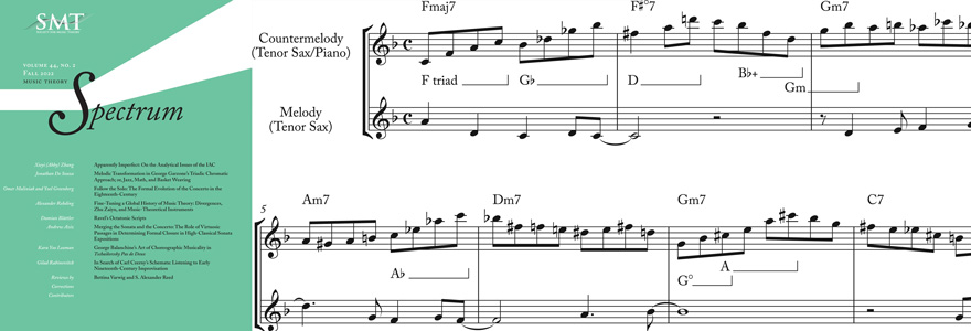 Images from the Fall 2022 issue of Music Theory Spectrum (via Oxford University Press)