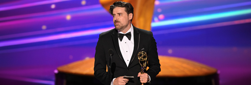 Jeff Toyne, who graduated from Western's Don Wright Faculty of Music in 1997 after studying music composition and theory, won an Emmy for composing the theme song for 'Palm Royale.' (Phil McCarten/Invision/AP)