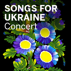 Songs for Ukraine concert poster