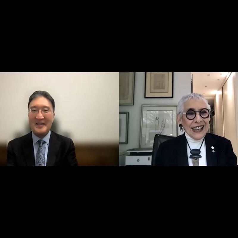 Michael Kima and Leila Getz