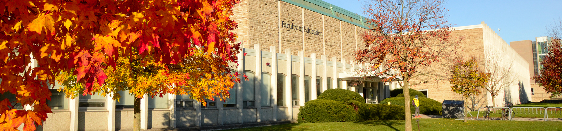 Exterior view of the Faculty of Education building at Western University