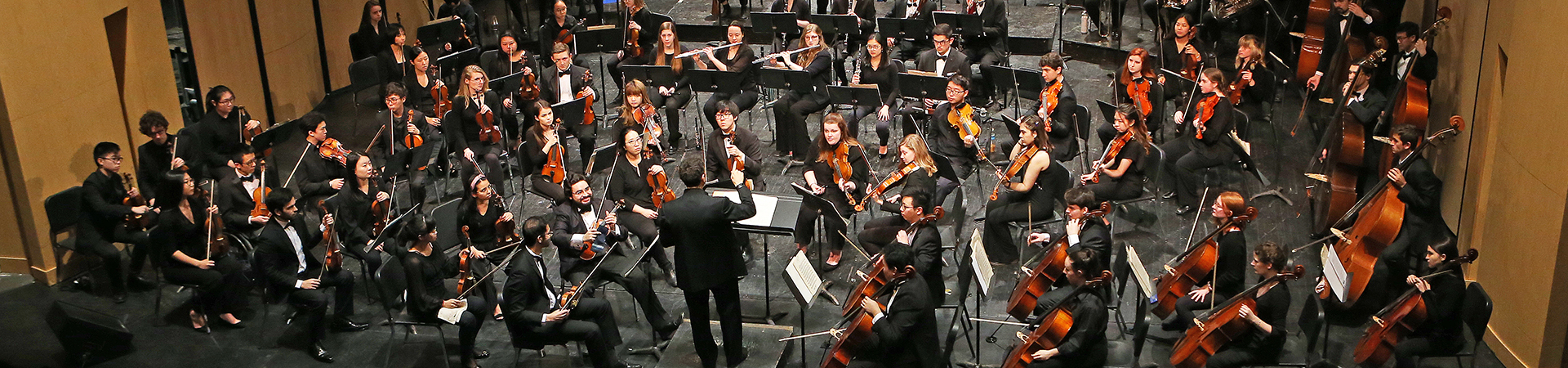 photo of symphony on stage