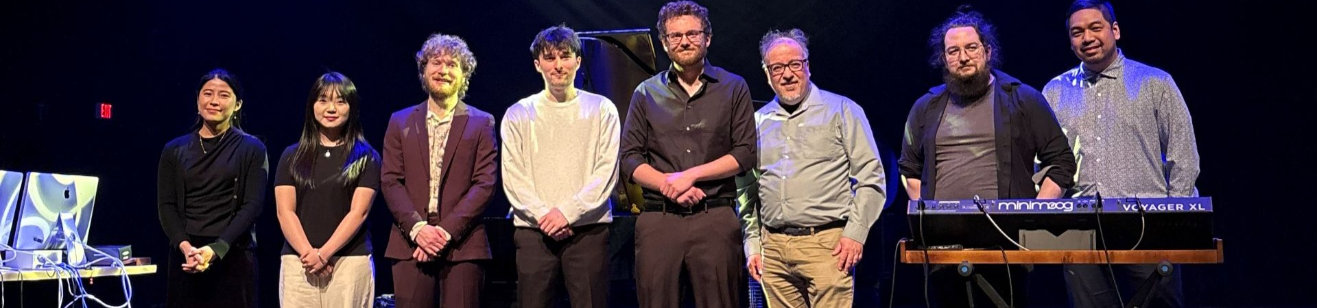 photo of composers on stage