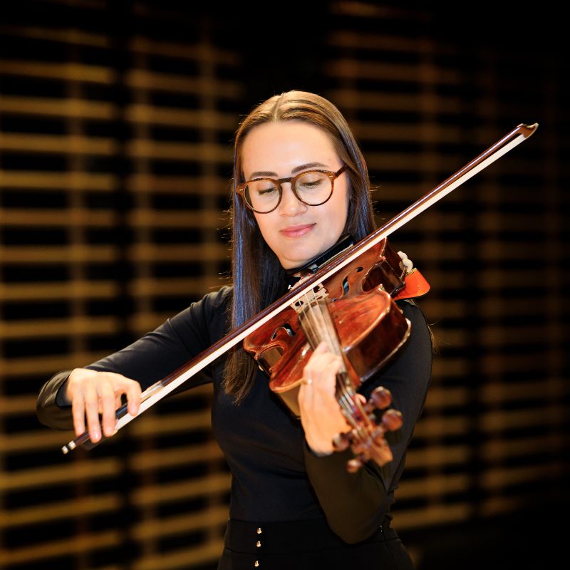 photo of viola player