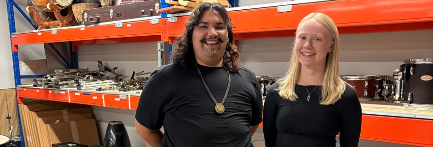 Anang Binesi Vlotaros (left) and Samantha Grover (right)