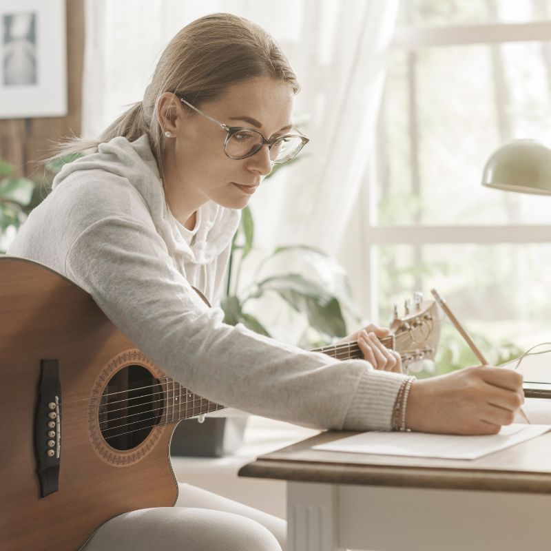 Songwriter at work