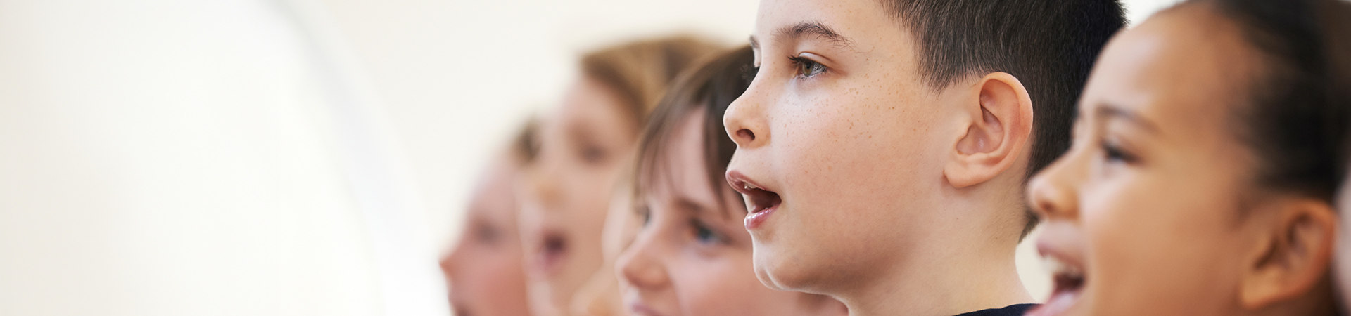 Children singing