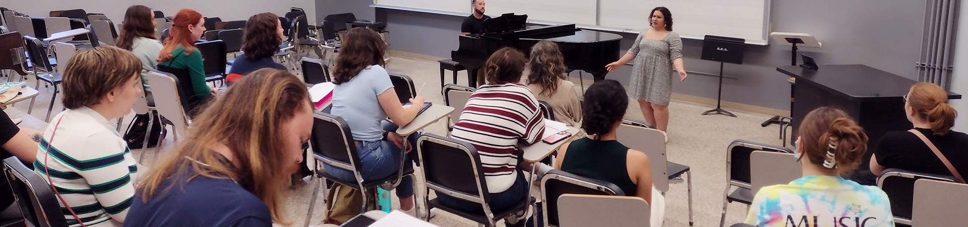 Voice masterclass in action