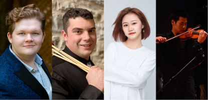 Four student headshots of the winners
