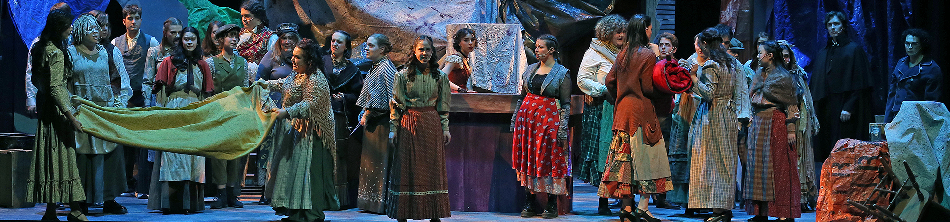 Opera at Western performers in Sweeney Todd on stage