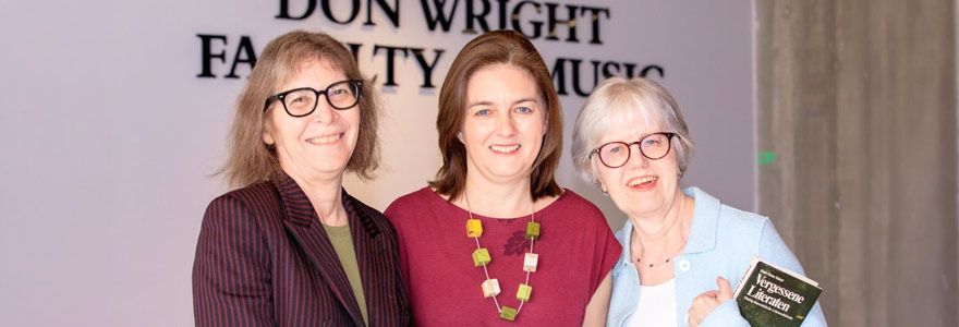 These Western scholars are amplifying the impact made by composer Ann Southam, singer-songwriter Joni Mitchell and poet Hildegard Jone (photo: Christopher Kindratsky/Western Communications)