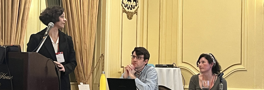 PhD student Ala Krivov presents at the American Musicological Society conference in Chicago