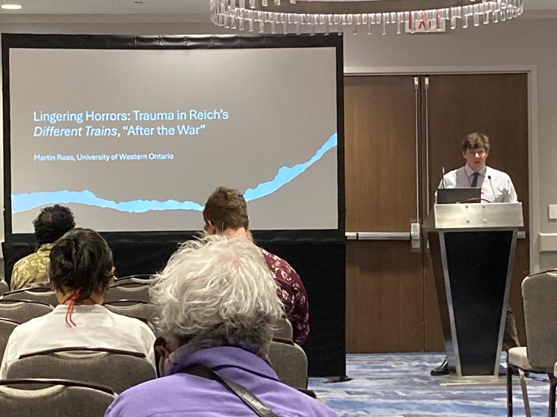 Martin Ross, University of Western Ontario [PhD music theory 2022]